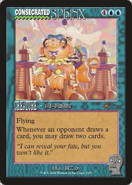 【ENG】【Foil】《聖別されたスフィンクス/Consecrated Sphinx》(1657)[Secret Lair]