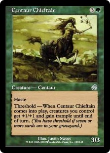 【ENG】《ケンタウルスの酋長/Centaur Chieftain》[TOR]