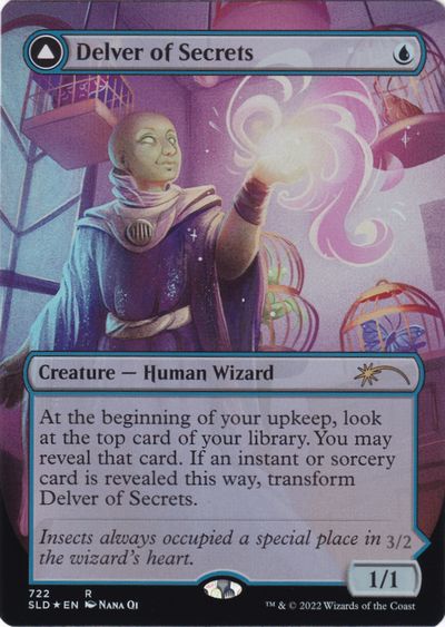 【ENG】【Foil】《秘密を掘り下げる者/Delver of Secrets》(722)[Secret Lair]