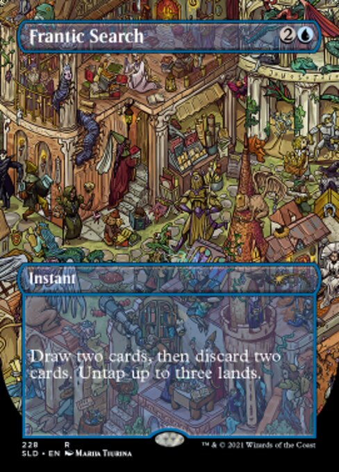 【ENG】【Foil】《大あわての捜索/Frantic Search》(228)[Secret Lair]