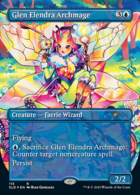 【ENG】【Foil】《エレンドラ谷の大魔導師/Glen Elendra Archmage》(115)[Secret Lair]