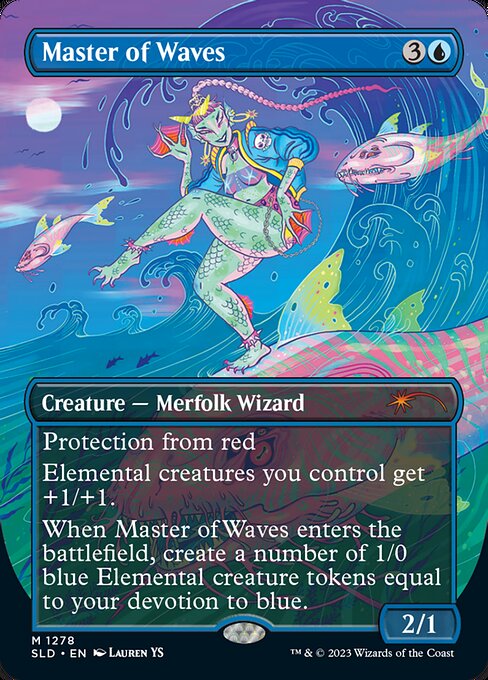【ENG】【Foil】《波使い/Master of Waves》(1278)[Secret Lair]