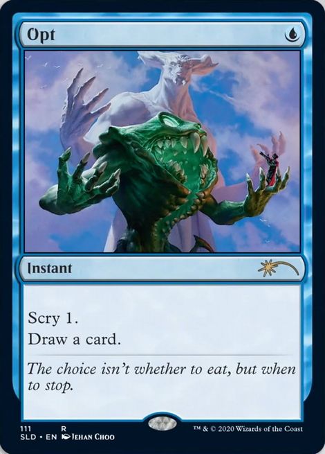 【ENG】【Foil】《選択/Opt》(111)[Secret Lair]