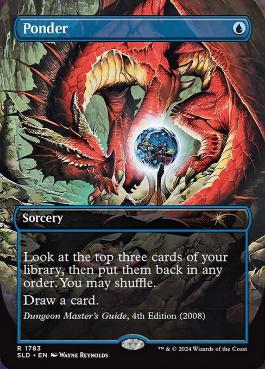 【ENG】【Foil】《思案/Ponder》(1783)[Secret Lair]