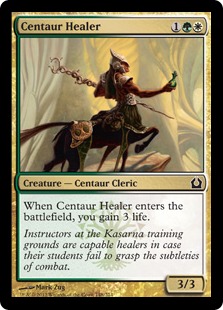 【ENG】【Foil】《ケンタウルスの癒し手/Centaur Healer》[RTR]