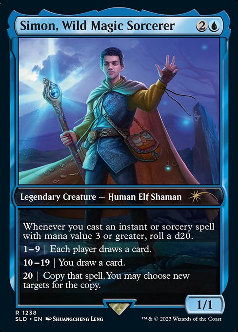 【ENG】《Simon, Wild Magic Sorcerer》(1238)[Secret Lair]