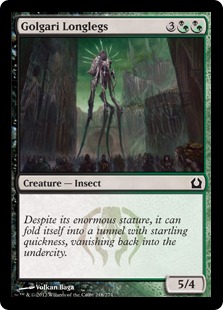 【ENG】【Foil】《ゴルガリの長脚/Golgari Longlegs》[RTR]