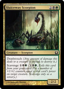 【ENG】【Foil】《水路の蠍/Sluiceway Scorpion》[RTR]