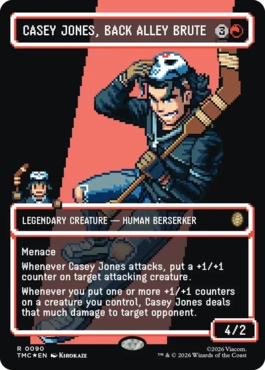 【ENG】【Foil】■ボーダーレスサージ■《路地裏の喧嘩屋、ケイシー・ジョーンズ/Casey Jones, Back Alley Brute》[TMC]
