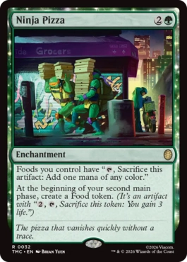 【ENG】【Foil】■サージ■《ニンジャ・ピザ/Ninja Pizza》[TMC]