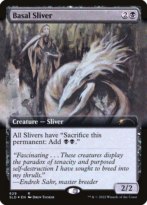 【ENG】【Foil】《基底スリヴァー/Basal Sliver》(629)[Secret Lair]