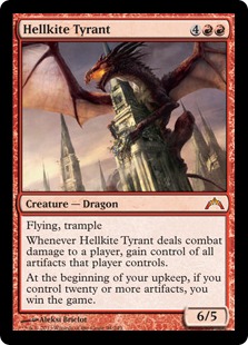 【ENG】《ヘルカイトの暴君/Hellkite Tyrant》[GTC]