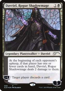 【ENG】【Foil】《はぐれ影魔道士、ダブリエル/Davriel, Rogue Shadowmage》U(509)[Secret Lair]