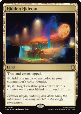 【ENG】【Foil】■サージ■《秘密のアジト/Hidden Hideout》[TMC]