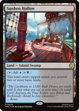 【ENG】【Foil】■サージ■《窪み渓谷/Sunken Hollow》[TMC]