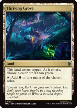 【ENG】【Foil】■サージ■《興隆する木立/Thriving Grove》[TMC]