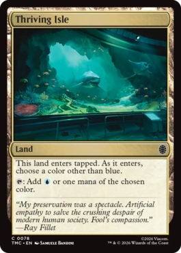 【ENG】【Foil】■サージ■《興隆する島嶼/Thriving Isle》[TMC]