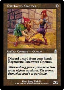 【ENG】【Foil】《パッチワーク・ノーム/Patchwork Gnomes》[ODY]
