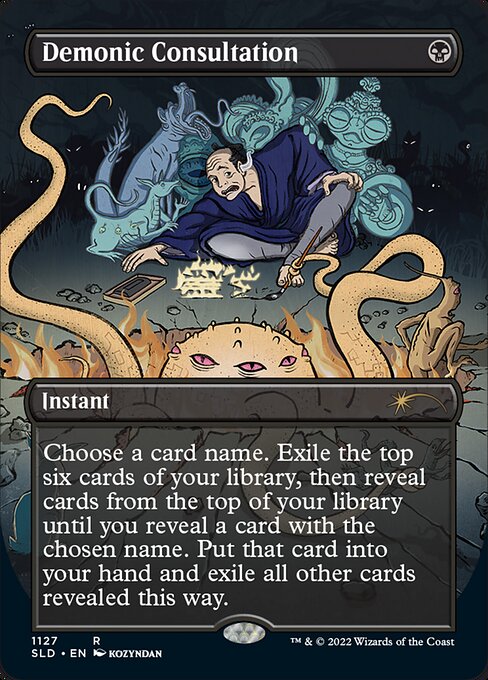 【ENG】【Foil】《Demonic Consultation》(1127)[Secret Lair]