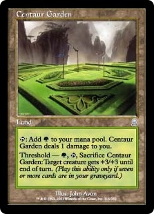 【ENG】【Foil】《ケンタウルスの庭園/Centaur Garden》[ODY]