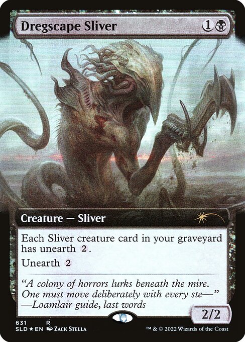 【ENG】【Foil】《屑肉スリヴァー/Dregscape Sliver》(631)[Secret Lair]