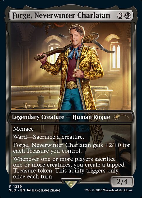 【ENG】【Foil】《Forge, Neverwinter Charlatan》(1239)[Secret Lair]