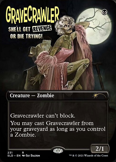 【ENG】【Foil】《墓所這い/Gravecrawler》(231)[Secret Lair]