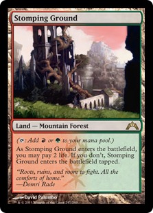 【ENG】【Foil】《踏み鳴らされる地/Stomping Ground》[GTC]