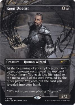 【ENG】《鋭敏な決闘者/Keen Duelist》(828)[Secret Lair]