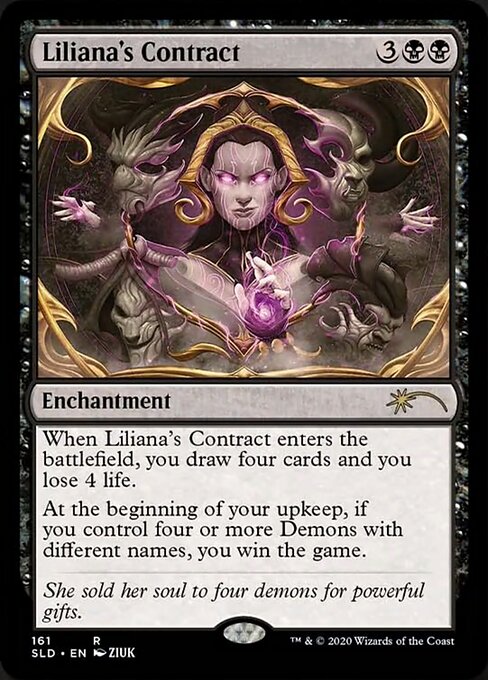 【ENG】【Foil】《リリアナの契約/Liliana's Contract》(161)[Secret Lair]