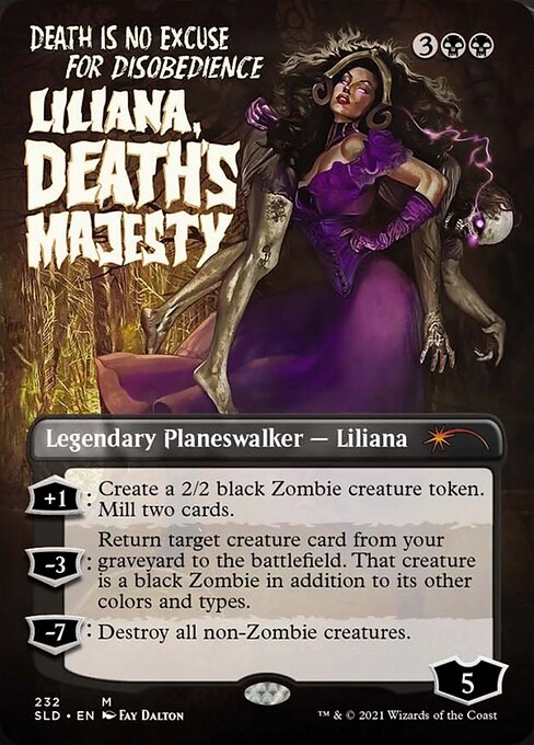 【ENG】【Foil】《死の権威、リリアナ/Liliana, Death's Majesty》(232)[Secret Lair]
