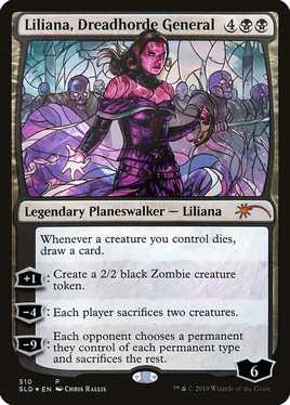 【ENG】【Foil】《戦慄衆の将軍、リリアナ/Liliana, Dreadhorde General》(510)[Secret Lair]
