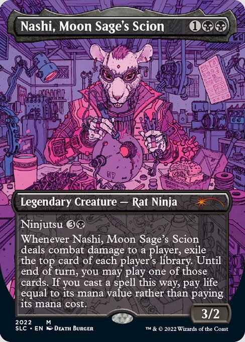 【ENG】【Foil】《月の賢者の養子、ナシ/Nashi, Moon Sage's Scion》(2022)[Secret Lair]