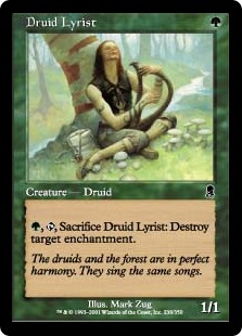 【ENG】【Foil】《ドルイドの抒情詩人/Druid Lyrist》[ODY]