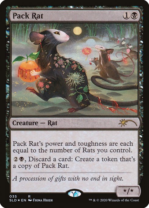 【ENG】【Foil】《群れネズミ/Pack Rat》(035)[Secret Lair]