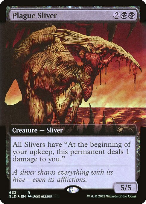 【ENG】【Foil】《疫病スリヴァー/Plague Sliver》(633)[Secret Lair]