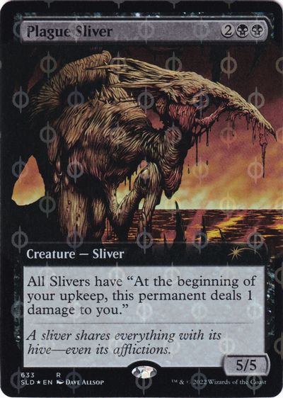 【ENG】【Foil】■S&C■《疫病スリヴァー/Plague Sliver》(633)[Secret Lair]