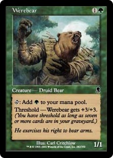 【ENG】【Foil】《熊人間/Werebear》[ODY]