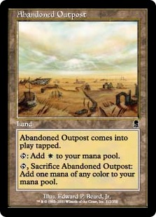 【ENG】【Foil】《見捨てられた前哨地/Abandoned Outpost》[ODY]