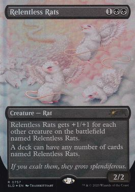 【ENG】【Foil】《執拗なネズミ/Relentless Rats》(757)[Secret Lair]