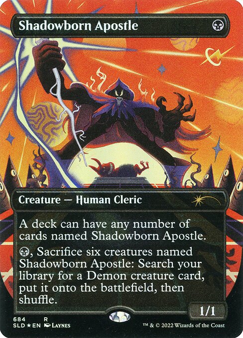【ENG】【Foil】《影生まれの使徒/Shadowborn Apostle》(684)[Secret Lair]
