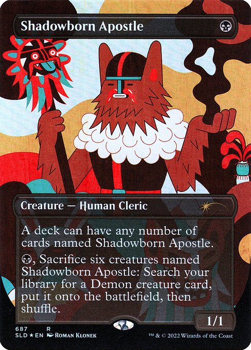 【ENG】【Foil】《影生まれの使徒/Shadowborn Apostle》(687)[Secret Lair]