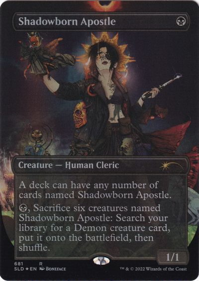 【ENG】【Foil】《影生まれの使徒/Shadowborn Apostle》(681)[Secret Lair]