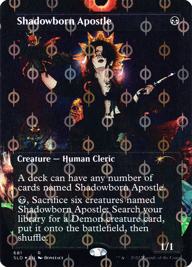 【ENG】【Foil】■S&C■《影生まれの使徒/Shadowborn Apostle》(681)[Secret Lair]