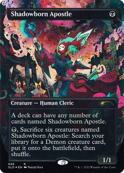 【ENG】【Foil】《影生まれの使徒/Shadowborn Apostle》(688)[Secret Lair]