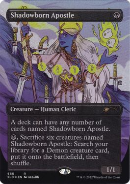 【ENG】【Foil】《影生まれの使徒/Shadowborn Apostle》(680)[Secret Lair]