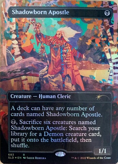 【ENG】【Foil】《影生まれの使徒/Shadowborn Apostle》(683)[Secret Lair]