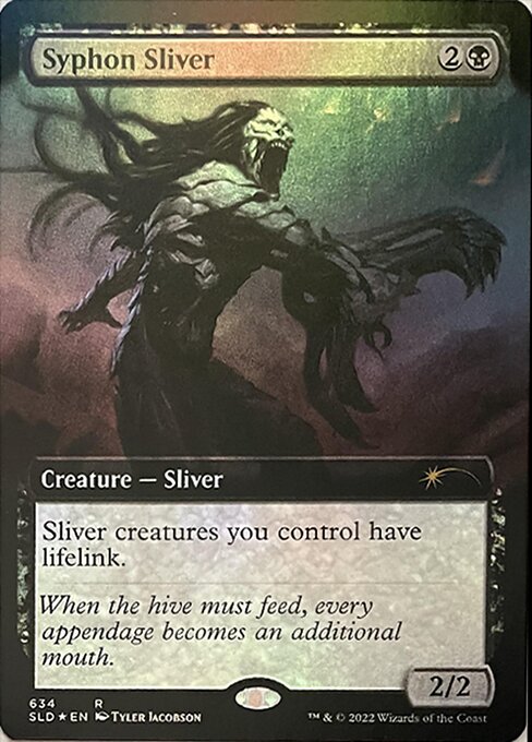 【ENG】【Foil】《吸管スリヴァー/Syphon Sliver》(634)[Secret Lair]