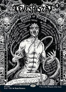 【ENG】【Foil】《愚者滅ぼし、テヴェシュ・ザット/Tevesh Szat, Doom of Fools》(1199)[Secret Lair]
