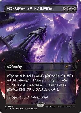 【ENG】【Foil】《霰炎の責め苦/Torment of Hailfire》(9992)[Secret Lair]